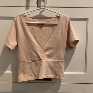 Pink short sleeve Brandy Melville shirt